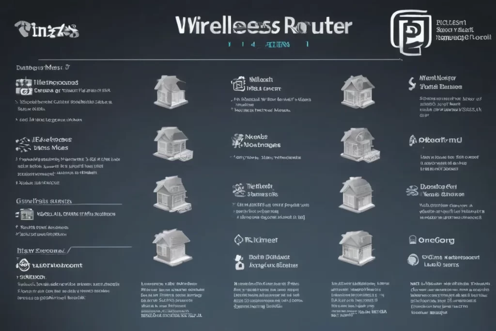Comparativo de routers inalámbricos con diseño elegante y detalles claves en imágenes